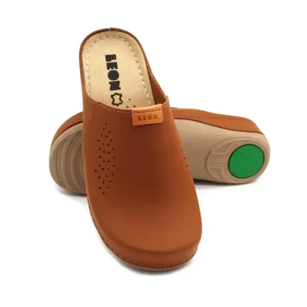 Женское Сабо Leon Коричневый 930-баккар-38 ортопедия