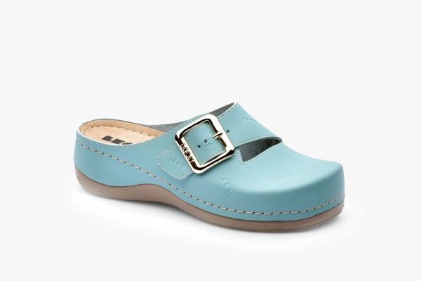 Женское Сабо Leon turquoise 933-Бирюзовый-баккар-41 ортопедия