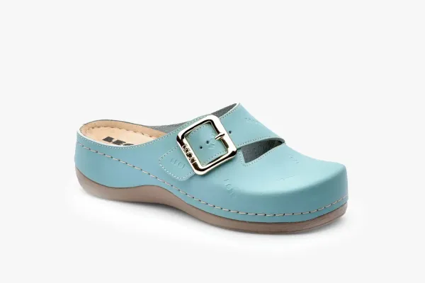 Женское Сабо Leon turquoise 933-Бирюзовый-баккар-41 ортопедия