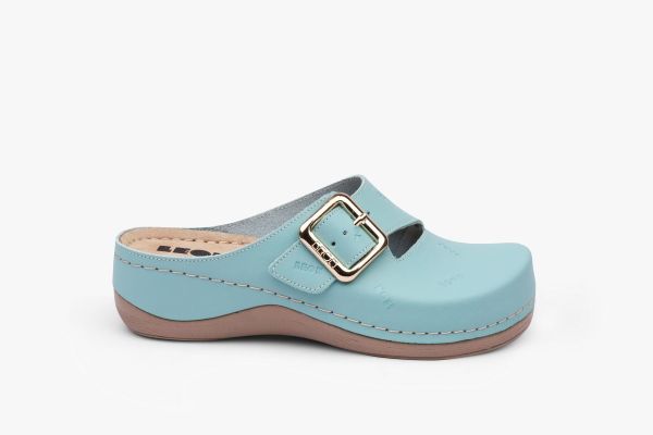 Женское Сабо Leon turquoise 933-Бирюзовый-баккар-41 ортопедия