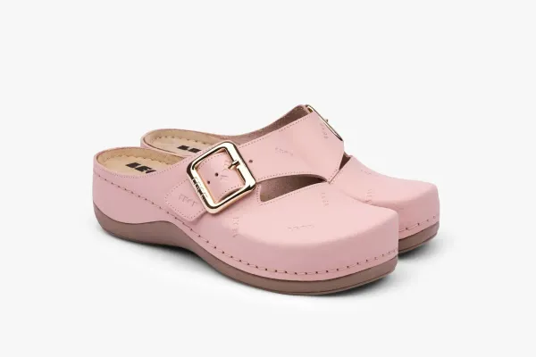 Женское Сабо Leon Розовый 933-баккар-36 ортопедия