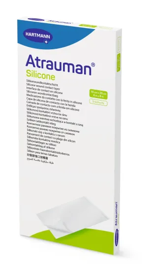 Повязка атравматичная Atrauman® Silicone / Атрауман Силикон 10см х 20см 1шт