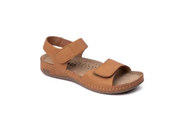 Жіночі сандалії Leon Коричневий 963-Orlando-37 ортопедія