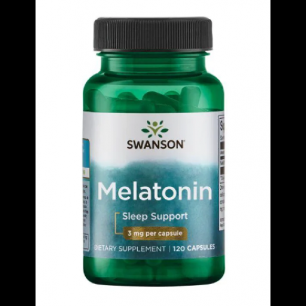 Мелатонин Swanson, Melatonin 3 mg - 120 caps