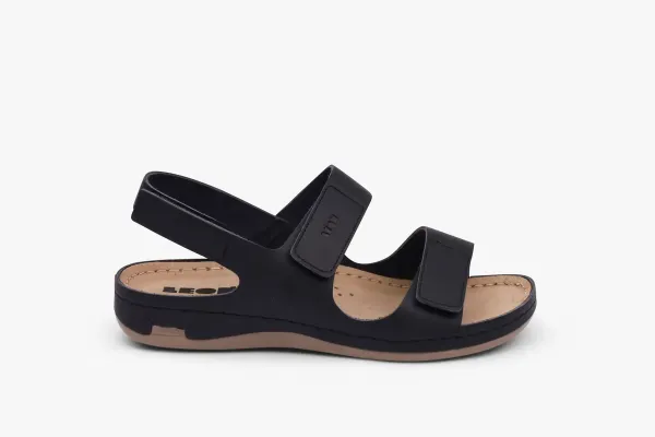 Жіночі сандалії Leon Чорний 966-орландо-36 ортопедія