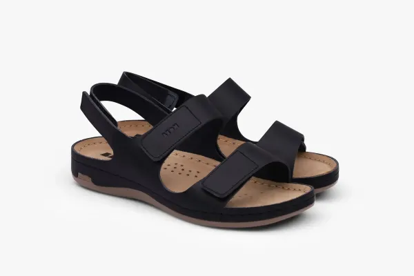 Жіночі сандалії Leon Чорний 966-орландо-37 ортопедія