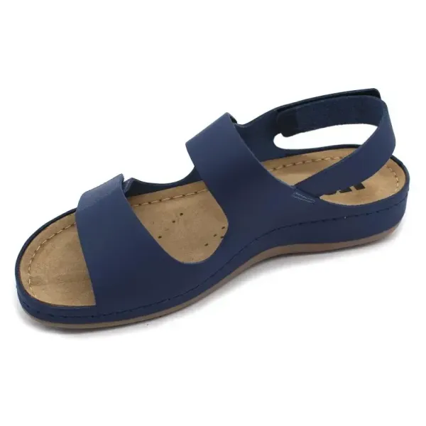 Жіночі сандалії Leon Блакитний 966-Синій-баккар-36 ортопедія