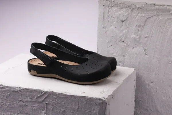 Женское Сабо Leon Черный 967-баккар-38 ортопедия