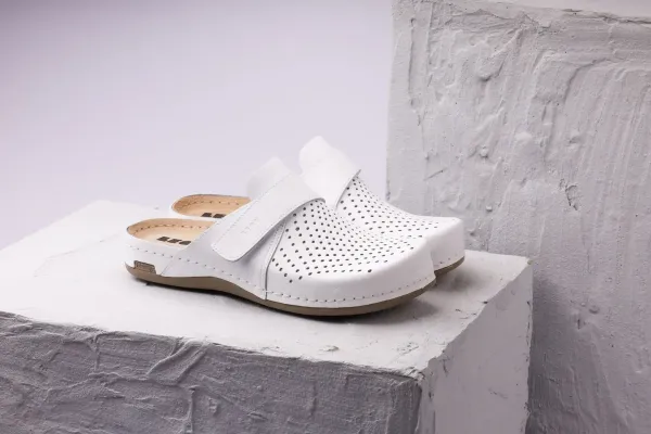 Жіноче Сабо Leon Білий 970-36 ортопедія