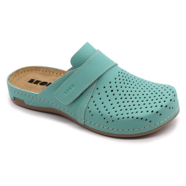 Женское Сабо Leon turquoise 970-Бирюзовый-баккар-38 ортопедия