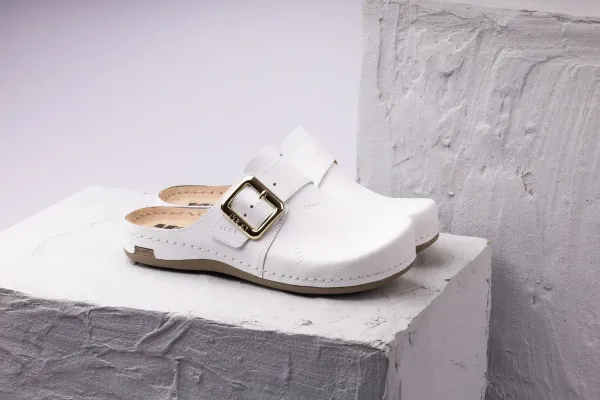 Жіноче Сабо Leon Білий 971 ортопедія