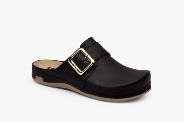 Жіноче Сабо Leon Чорний 971-баккар-38 ортопедія