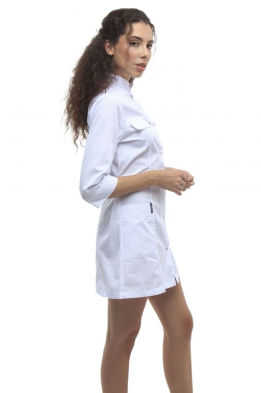 Медичний халат 103 колір білий