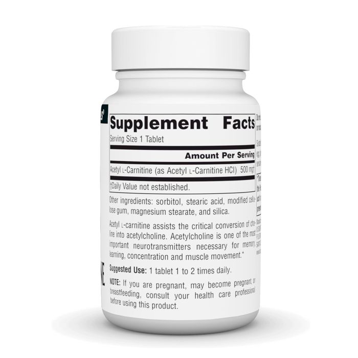 Acetyl L-Carnitine 500 mg - 30 tabs