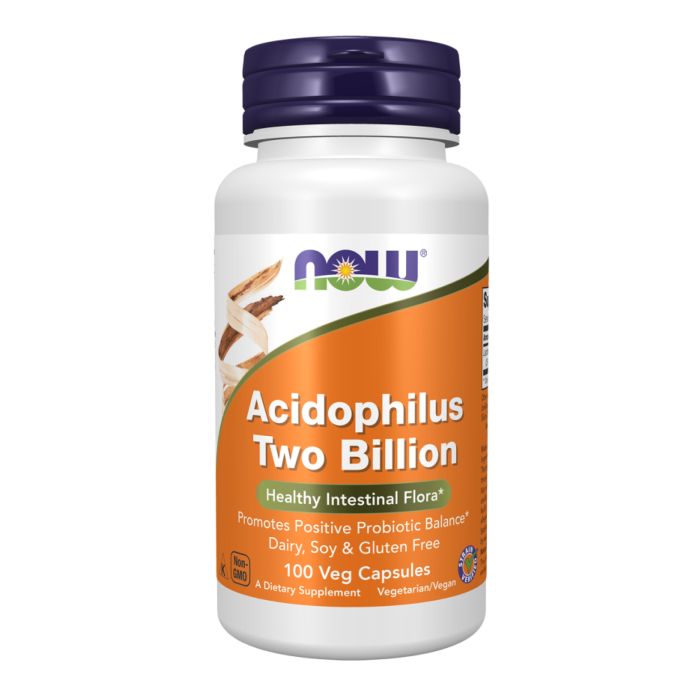Пробіотик Lactobacillus Acidophilus NOW – для здорової мікрофлори кишківника та міцного імунітету - 100 vcaps