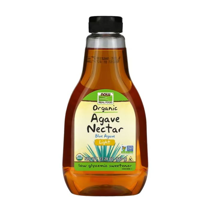 Органічний нектар блакитної агави Now Foods, світлий - 660g