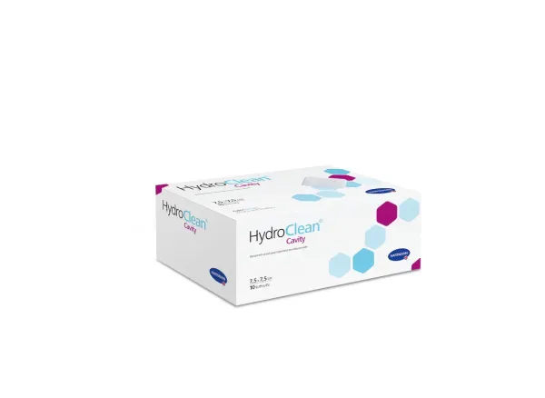 Активована пов'язка на рану для терапії у вологому середовищі HydroClean® Cavity / Гідроклін Кавіті Ø 7,5см х 7,5см 1шт