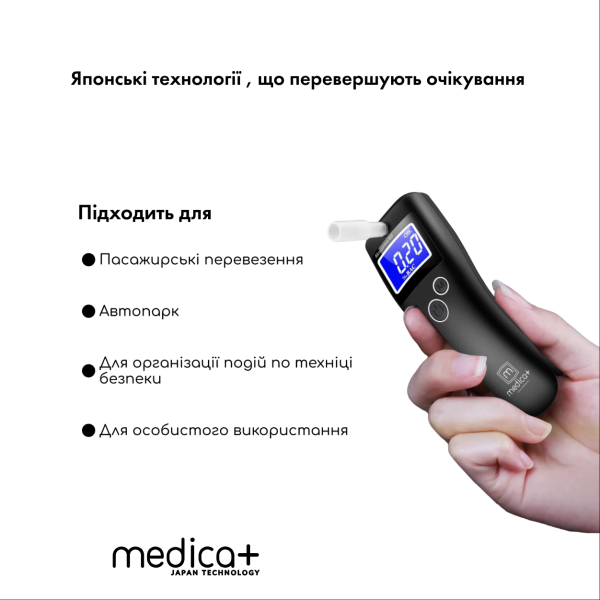 Алкотестер Medica+ Alco Control 8.0+ Комплект мундштуков 40шт.