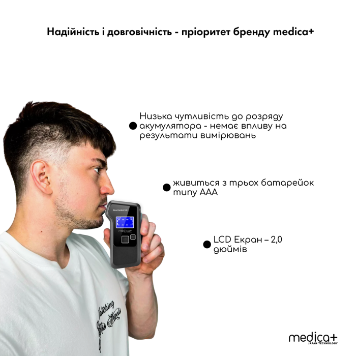 Алкотестер электрохимический Medica+ Alco Control 9.0 PRO