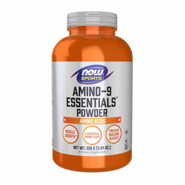 NOW Amino-9 Essentials – чисті незамінні амінокислоти у вільній формі - 330g NOW Amino-9 Essentials – чисті незамінні амінокислоти у вільній формі - 330g