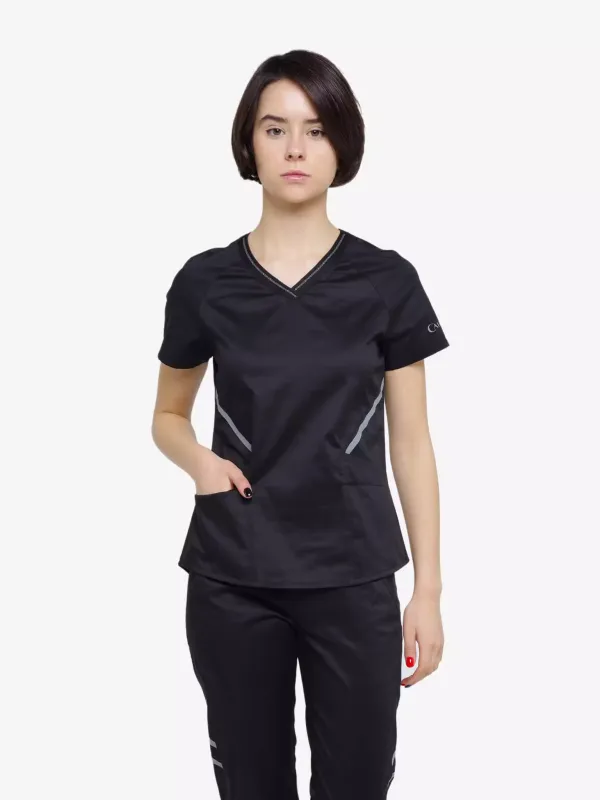 Анатомія Грей Жіночий Медичний Костюм чорний