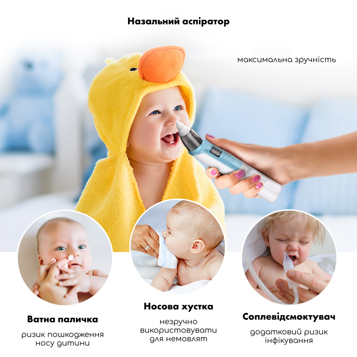 Назальный аспиратор Medica+ NOSE CLEANER 6.0 Blue