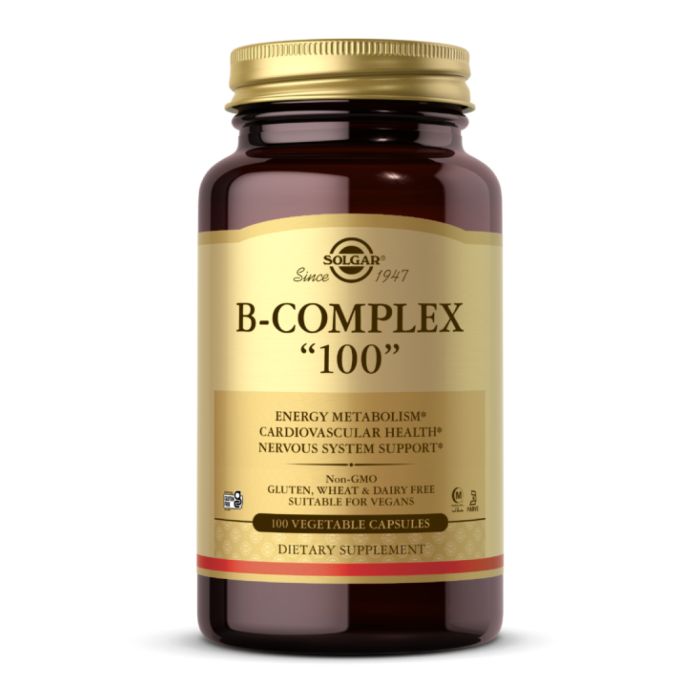 B-Complex "100" - 100 vcaps B-Complex "100" - 100 vcaps
