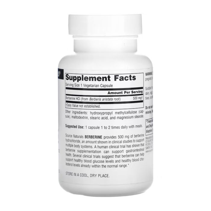 Berberine 500 mg - 60 caps