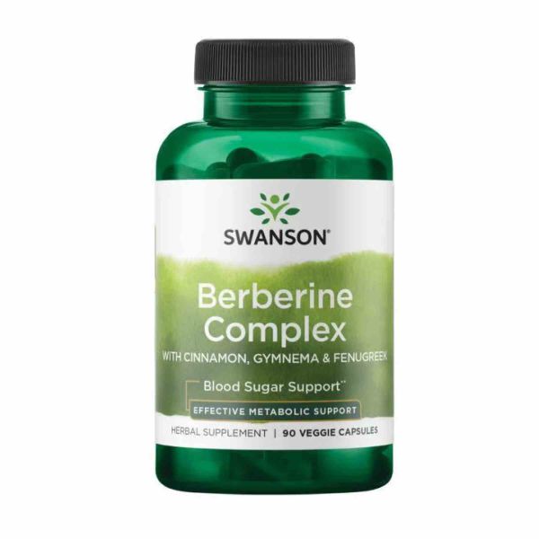 Berberine Complex with Cinnamon Gymnema & Fenugreek - 90 vcaps (Пошкоджена етикетка)