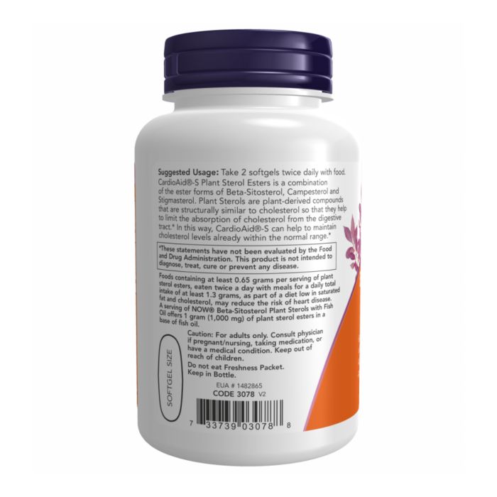 Beta-Sitosterol Plant - 90 капсул | Підтримка рівня холестерину та здоров’я серця