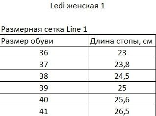 Босоніжки анатомічні LEDI Anatomic 107 (38,40,41)