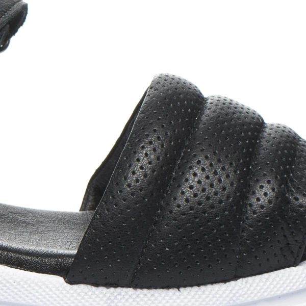 Босоніжки для дівчинки, чорні (арт.LEO-1436), Theo Leo (Туреччина)