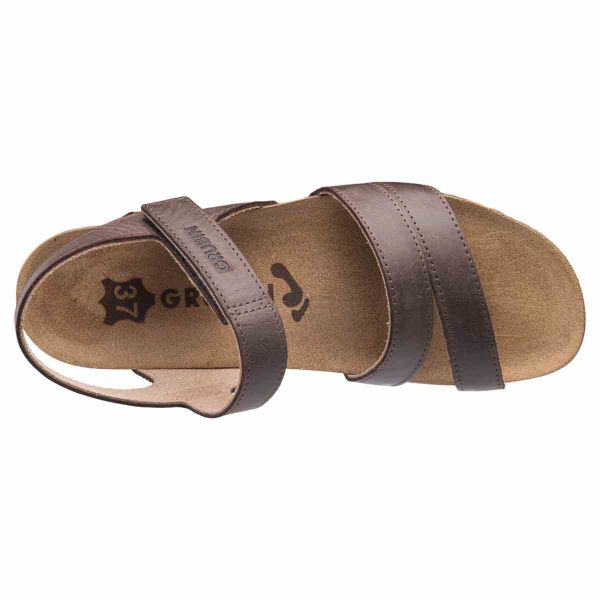 Босоніжки жіночі ортопедичні Manuela, Grubin світло-коричневі