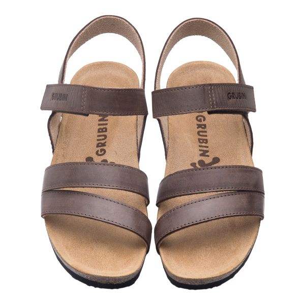 Босоніжки жіночі ортопедичні Manuela, Grubin світло-коричневі