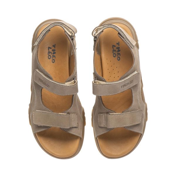 Босоніжки профілактичні для хлопчиків, сірий (арт.LEO-3141 GR), THEO LEO (Туреччина)