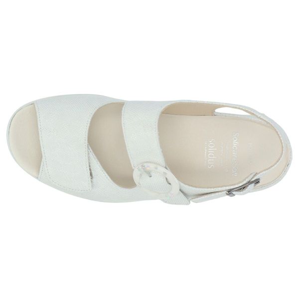 Босоніжки жіночі Hannah, сріблясті (арт. 7 75040 21026), Solidus