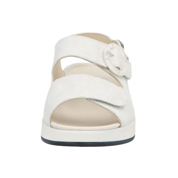 Босоніжки жіночі Hannah, сріблясті (арт. 7 75040 21026), Solidus