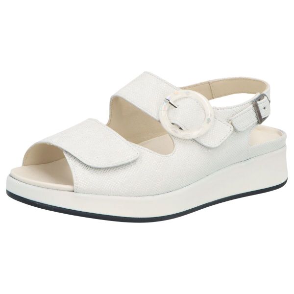 Босоніжки жіночі Hannah, сріблясті (арт. 7 75040 21026), Solidus