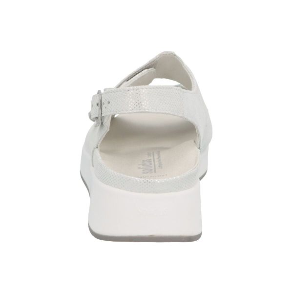 Босоніжки жіночі Hannah Solicare, срібний/стрейч (арт. 7 75500 21026), Solidus