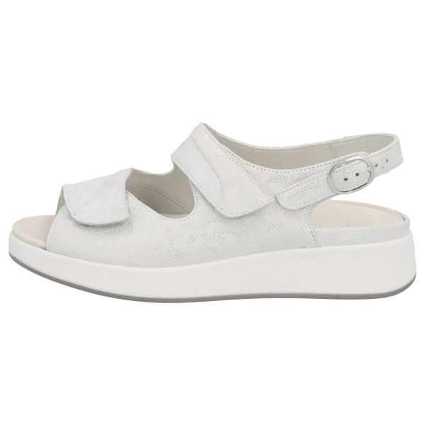 Босоніжки жіночі Hannah Solicare, срібний/стрейч (арт. 7 75500 21026), Solidus