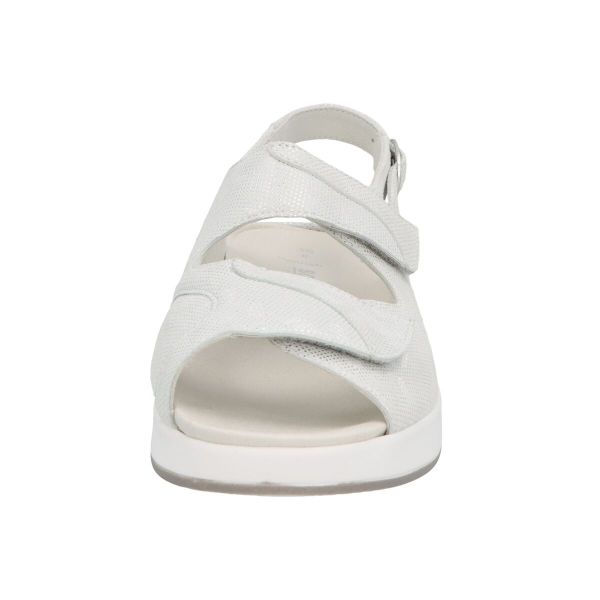 Босоніжки жіночі Hannah Solicare, срібний/стрейч (арт. 7 75500 21026), Solidus