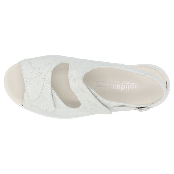 Босоніжки жіночі Hannah Solicare, срібний/стрейч (арт. 7 75500 21026), Solidus