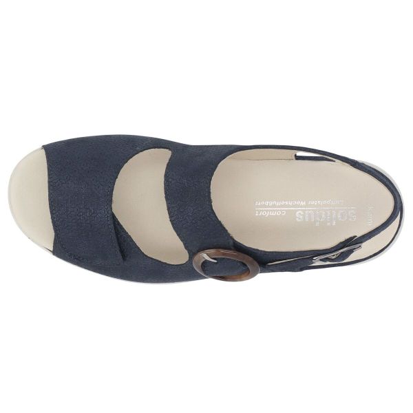 Босоніжки жіночі Kami, т.синій (арт. 7 79105 80804), Solidus