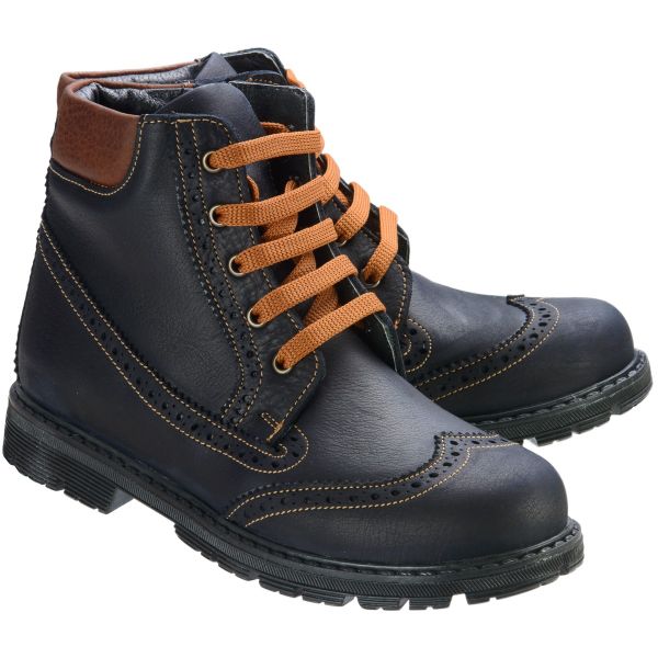 Черевики осінні ортопедичні з жорстким задником для хлопчика (арт. LEO-572), THEO LEO (Туреччина)