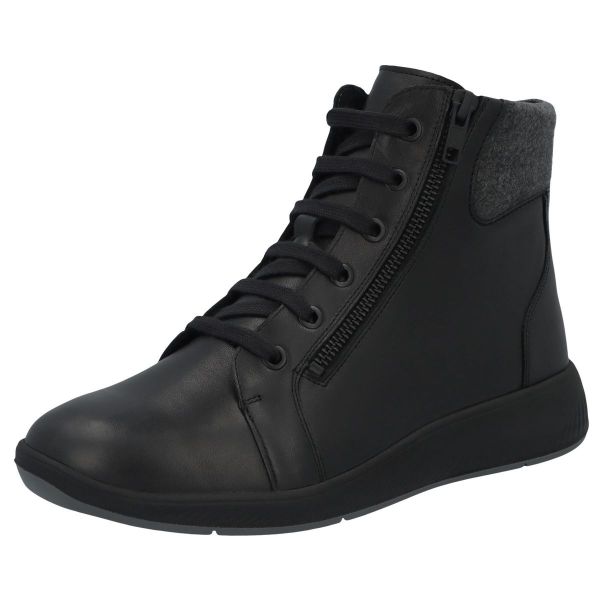 Черевики демісезонні жіночі Kalea, чорний (арт. 7 65018 20853), Solidus (Німеччина)