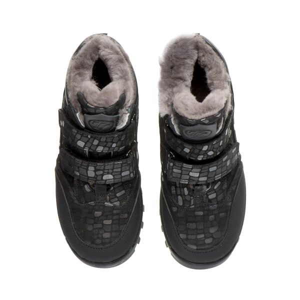 Ботинки детские профилактические зимние, черный/серебристый (арт.LEO-2308), Theo Leo (Турция)