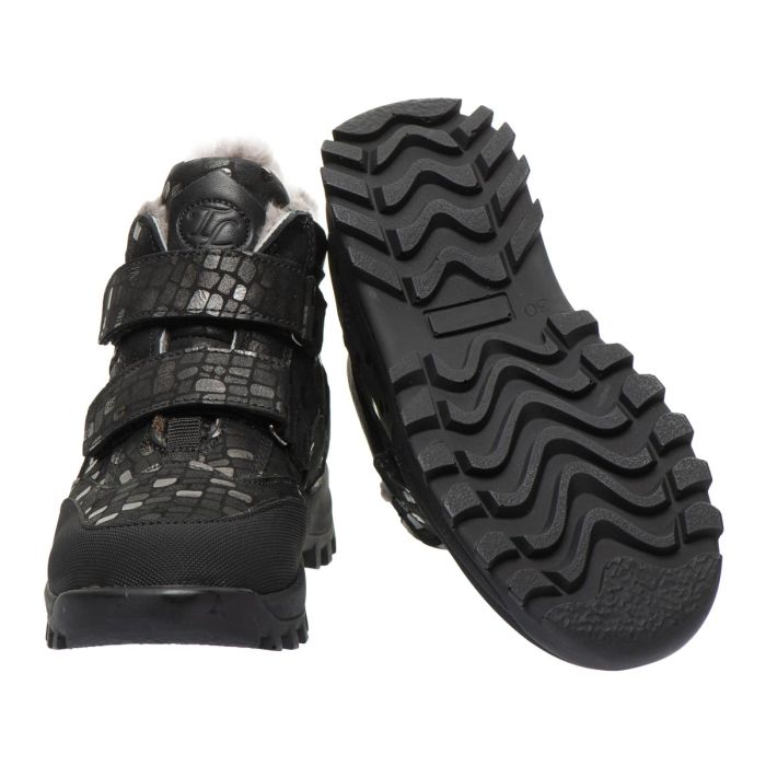 Черевики дитячі профілактичні зимові, чорний/сріблястий (арт.LEO-2308), Theo Leo (Туреччина) Черевики дитячі профілактичні зимові, чорний/сріблястий (арт.LEO-2308), Theo Leo (Туреччина)