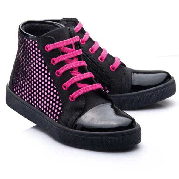 Профилактические кожаные ботинки для девочки (арт. LEO-813), THEO LEO (Турция) Профилактические кожаные ботинки для девочки (арт. LEO-813), THEO LEO (Турция)