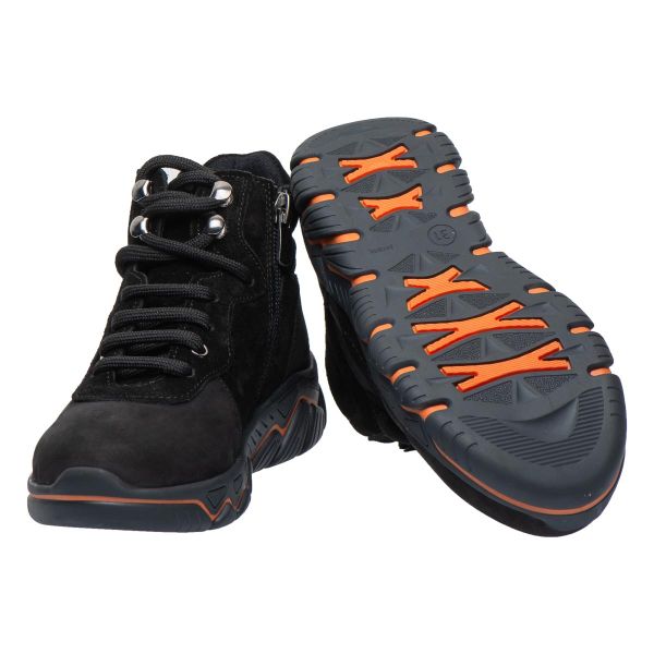 Черевики профілактичні дитячі, чорний/нубук (арт. LEO-2709 SA), Theo Leo (Туреччина)