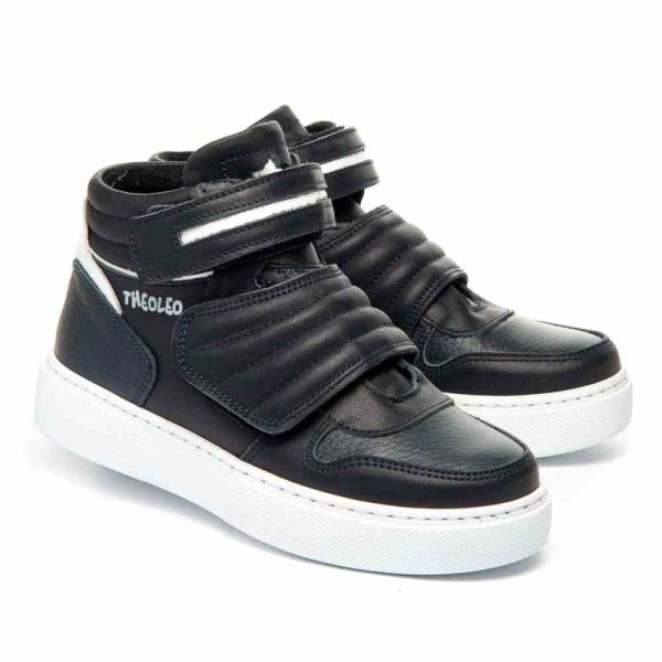 Черевики профілактичні дитячі, чорний/синій (арт. LEO-1342), THEO LEO (Туреччина) Черевики профілактичні дитячі, чорний/синій (арт. LEO-1342), THEO LEO (Туреччина)